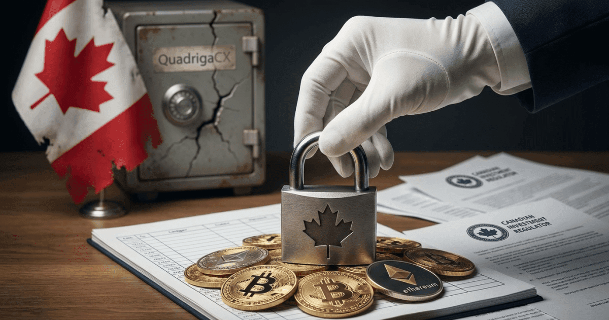 Ilustração editorial sobre altcoins: Altcoins: Canadá Reforça Custódia Cripto para Proteger Investidores