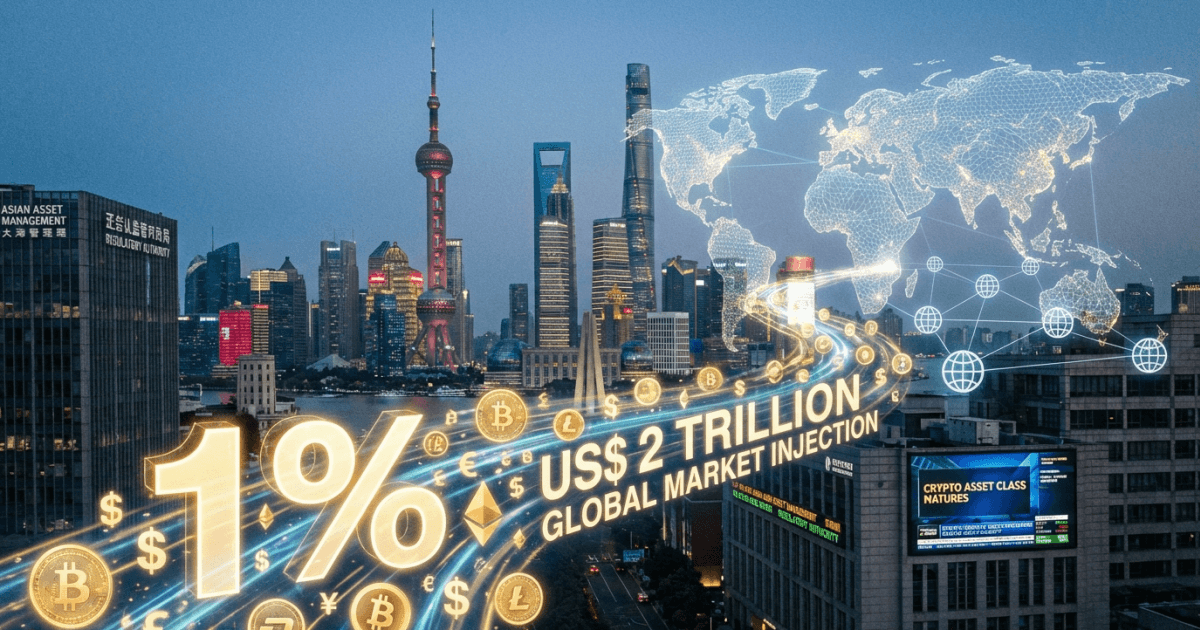 Ilustração editorial sobre altcoins: Altcoins: Ásia Revela Potencial de US$ 2 Tri em Novos Fluxos