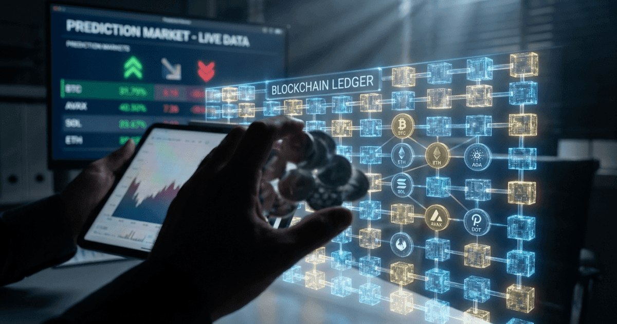 Ilustração editorial sobre altcoins: Altcoin: Transparência Blockchain Combate Insider Trading Preditivo