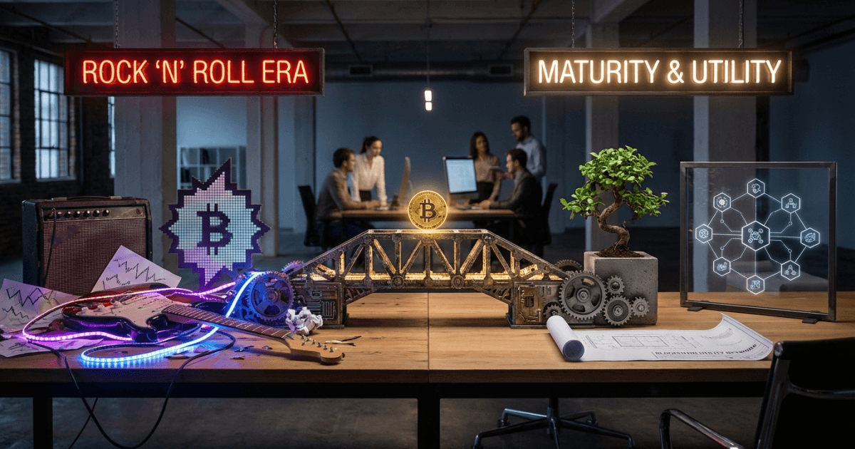 Altcoin transita para maturidade: Fim da era "rock 'n' roll