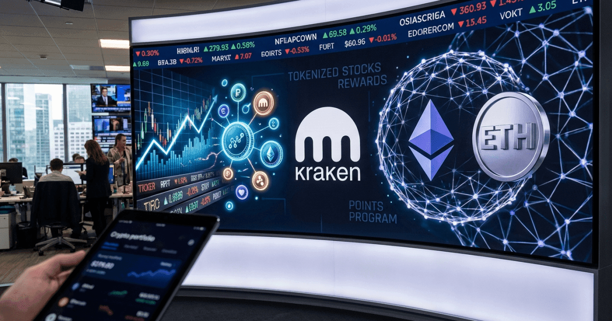 Ethereum: Kraken lança programa de pontos, sinaliza token próprio