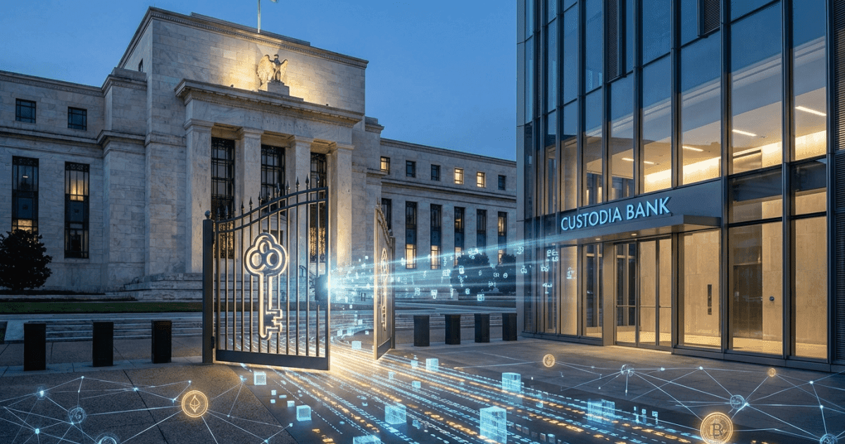 Regulação cripto: FED abre caminho para contas-mestre