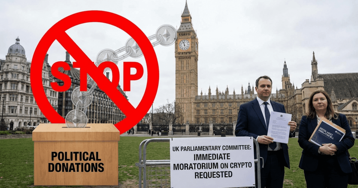 Reino Unido avança em regulação cripto: Debate moratória para doações