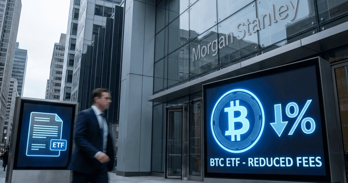 Bitcoin ETF: Morgan Stanley lança oferta com taxas reduzidas