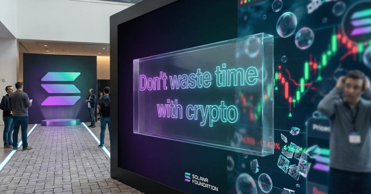 Ilustração editorial sobre altcoins: Altcoin Solana Foundation: Mensagem enigmática é foco ou distração?
