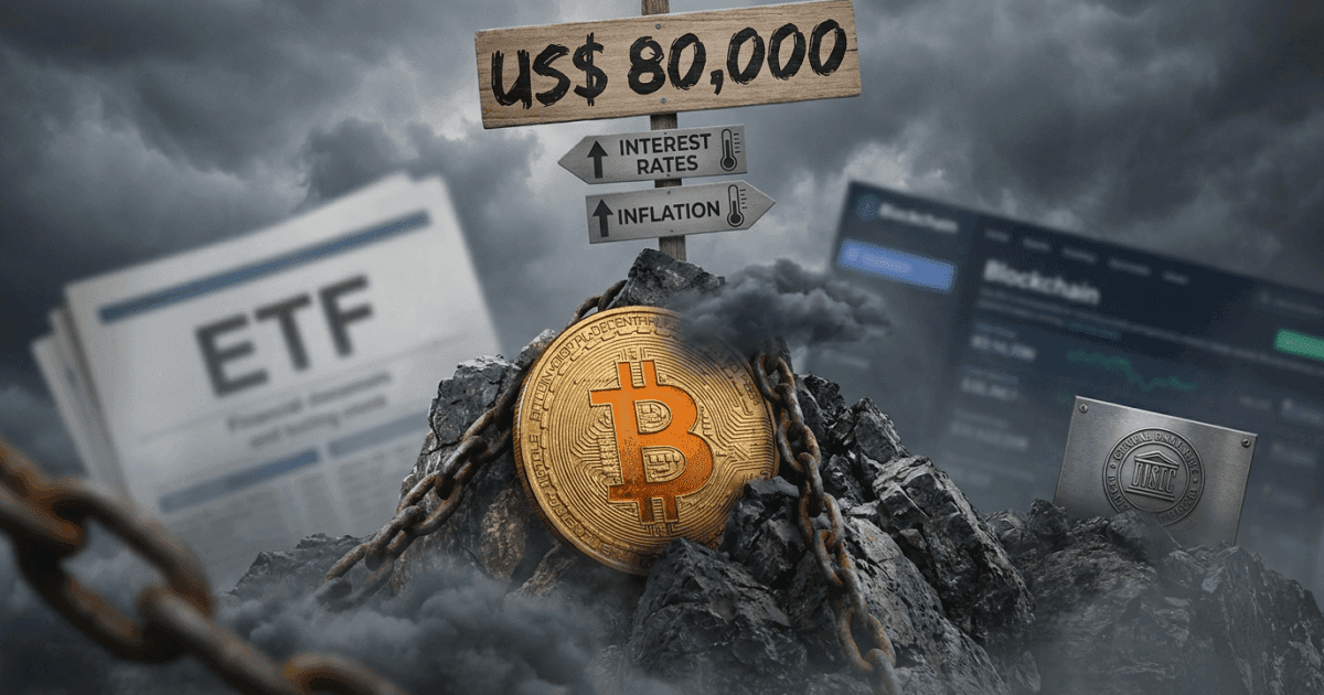 Bitcoin busca us$ 80 mil, mas macroeconomia impõe cautela