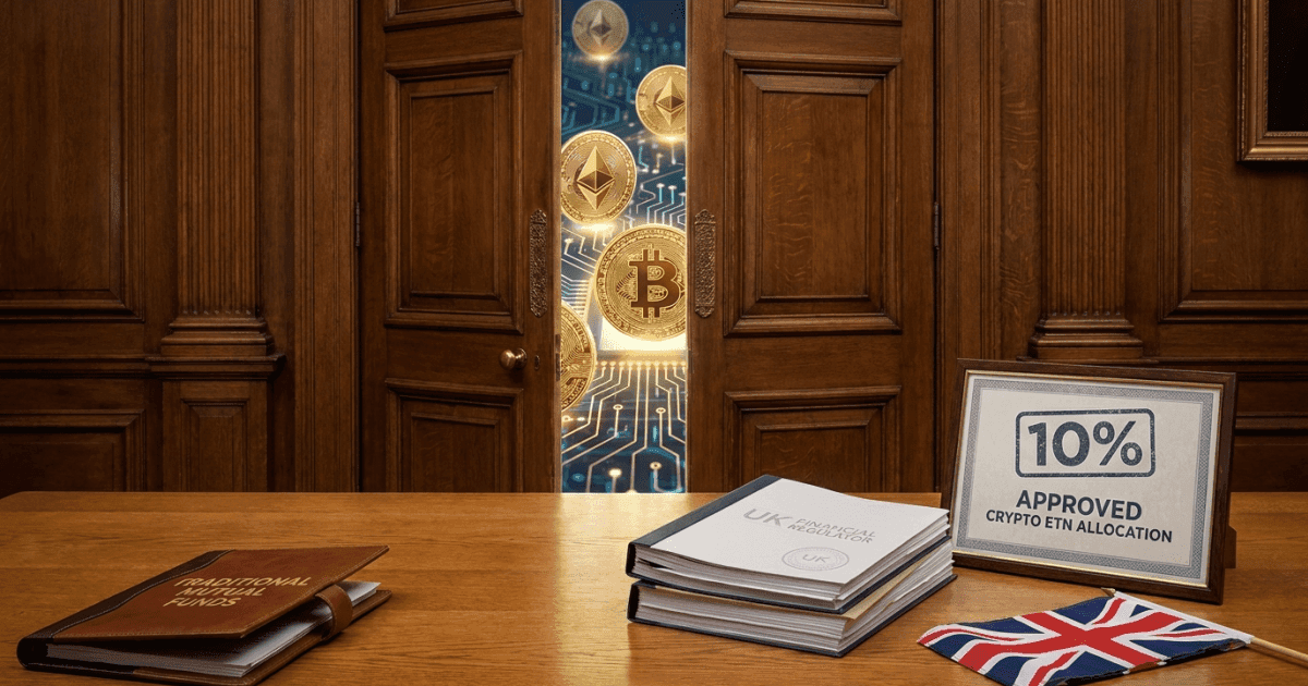 Ethereum: Regulador britânico permite 10% em fundos mútuos