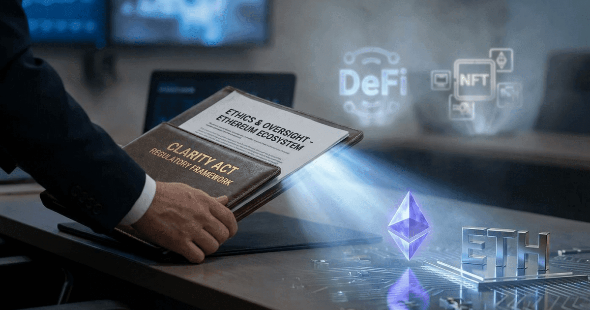 Ethereum: Novo Clarity Act Molda o Futuro da Regulação Cripto