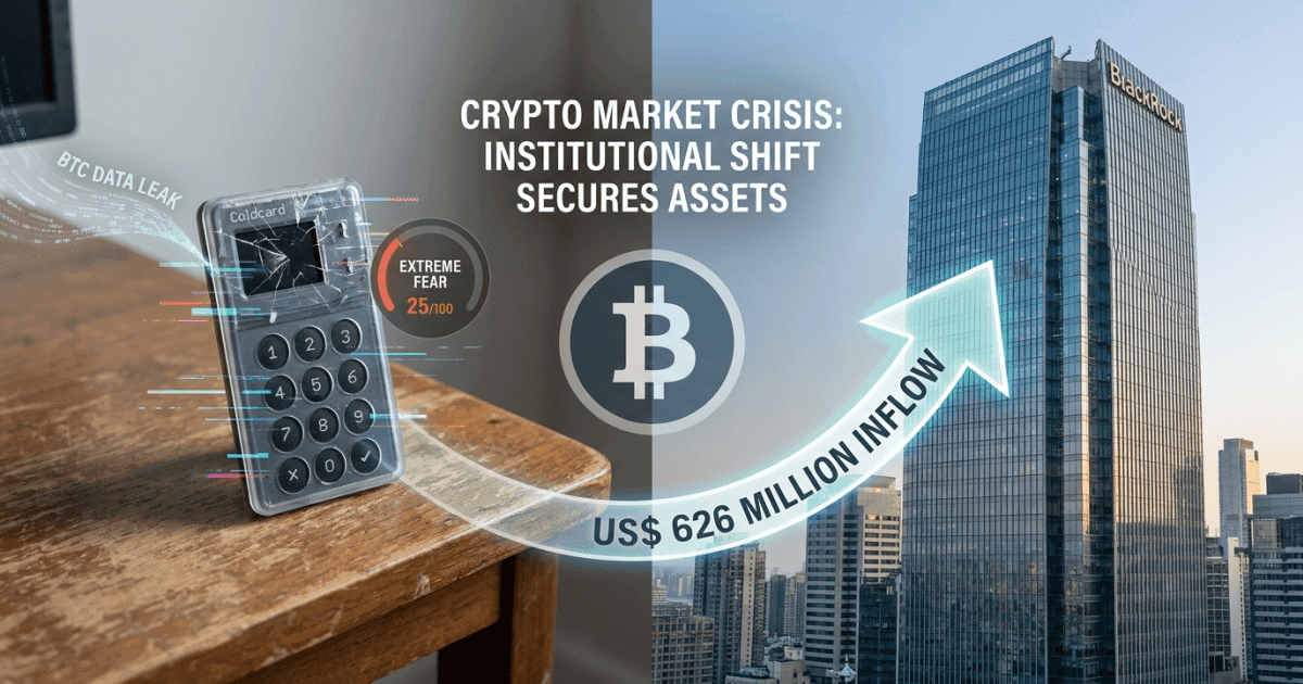 Ilustração editorial sobre regulação: Bitcoin: ETFs Registram Influxos Massivos Após Ataque à Coldcard